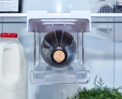 FridgeStore™ Under-Shelf Collapsible Bottle Holder