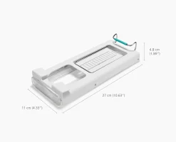 FridgeStore™ Under-Shelf Collapsible Bottle Holder
