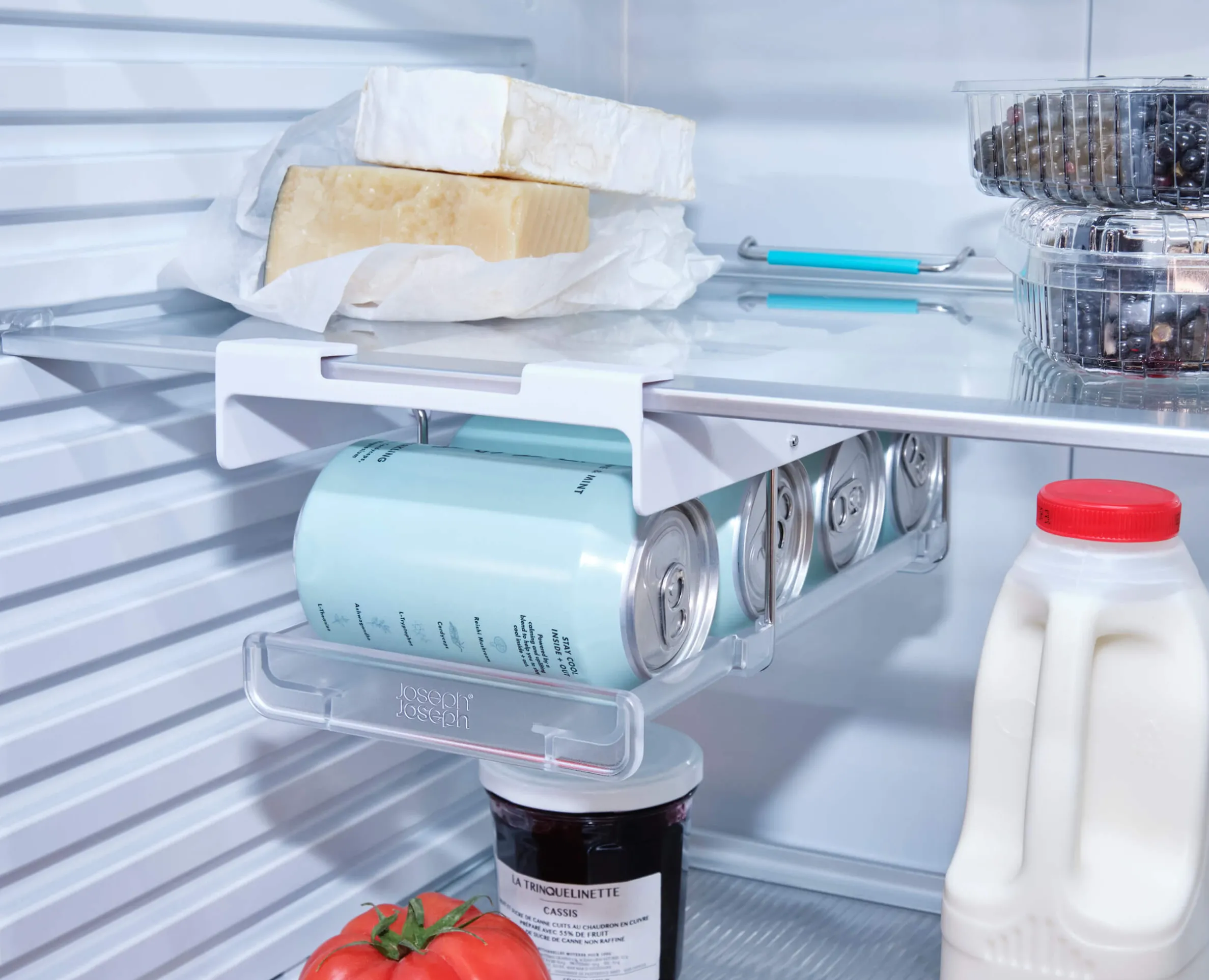 FridgeStore™ Under-Shelf Pack of 2 Collapsible Can Dispensers