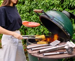 GrillOut™ 2-Piece Stainless-Steel BBQ Turner & Tongs Set