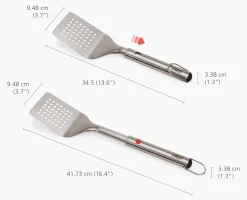 GrillOut™ Stainless-Steel BBQ Turner with Extending Handle