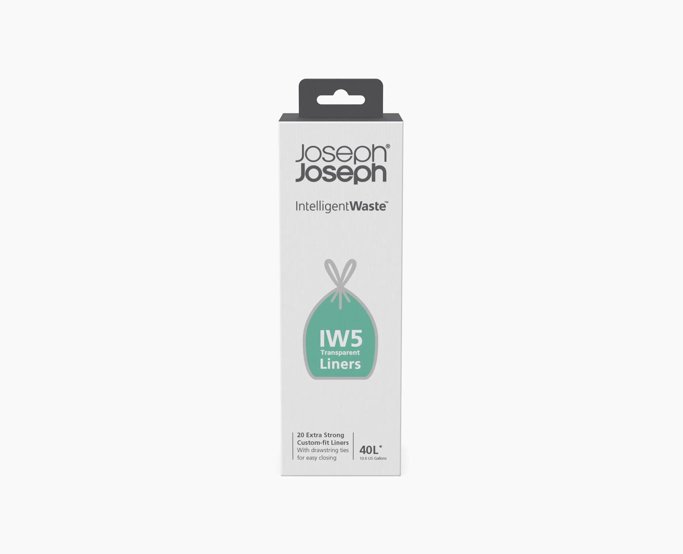 IW5 40L Clear Trash Bags