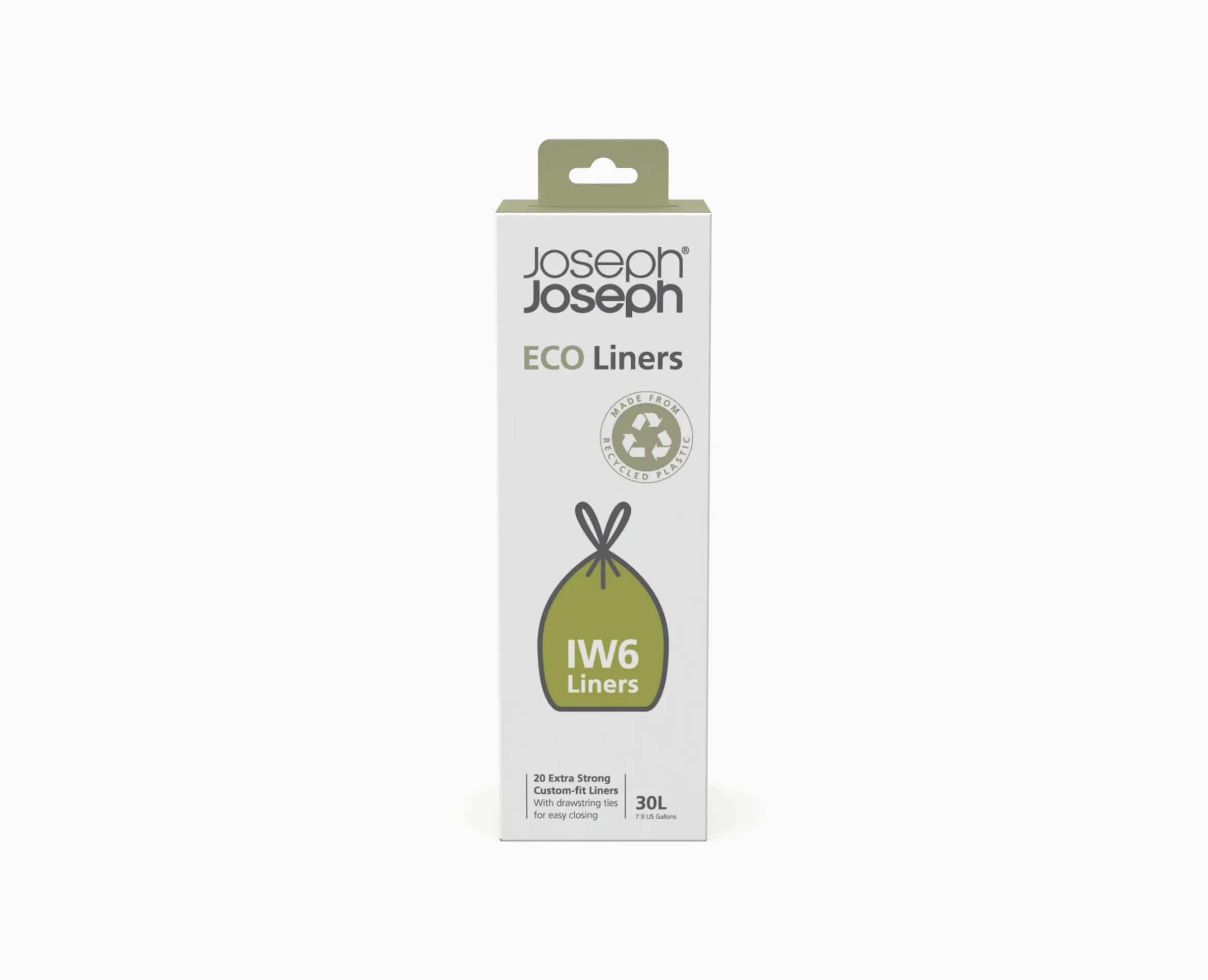 IW6 30L Gray Recycled Trash Bags