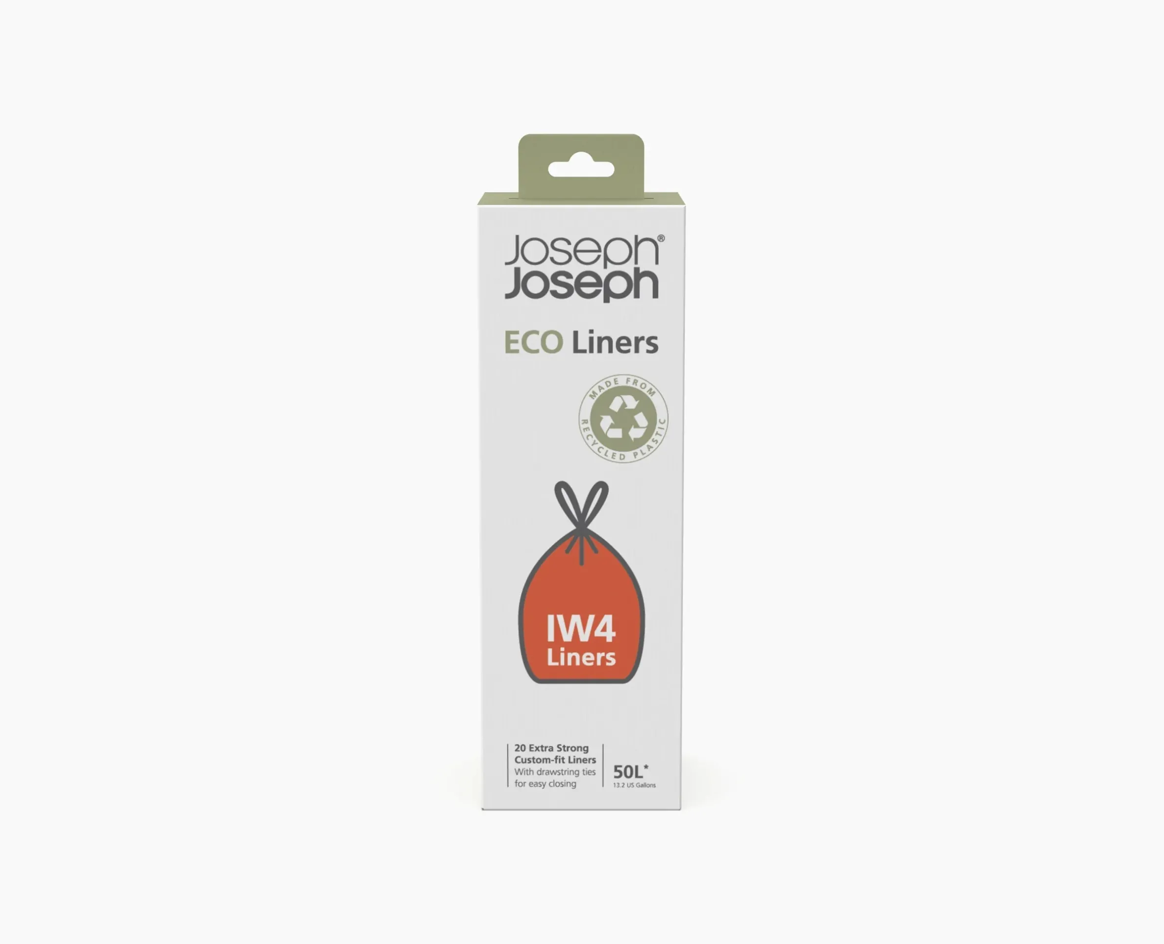 IW4 50L Gray Recycled Trash Bags