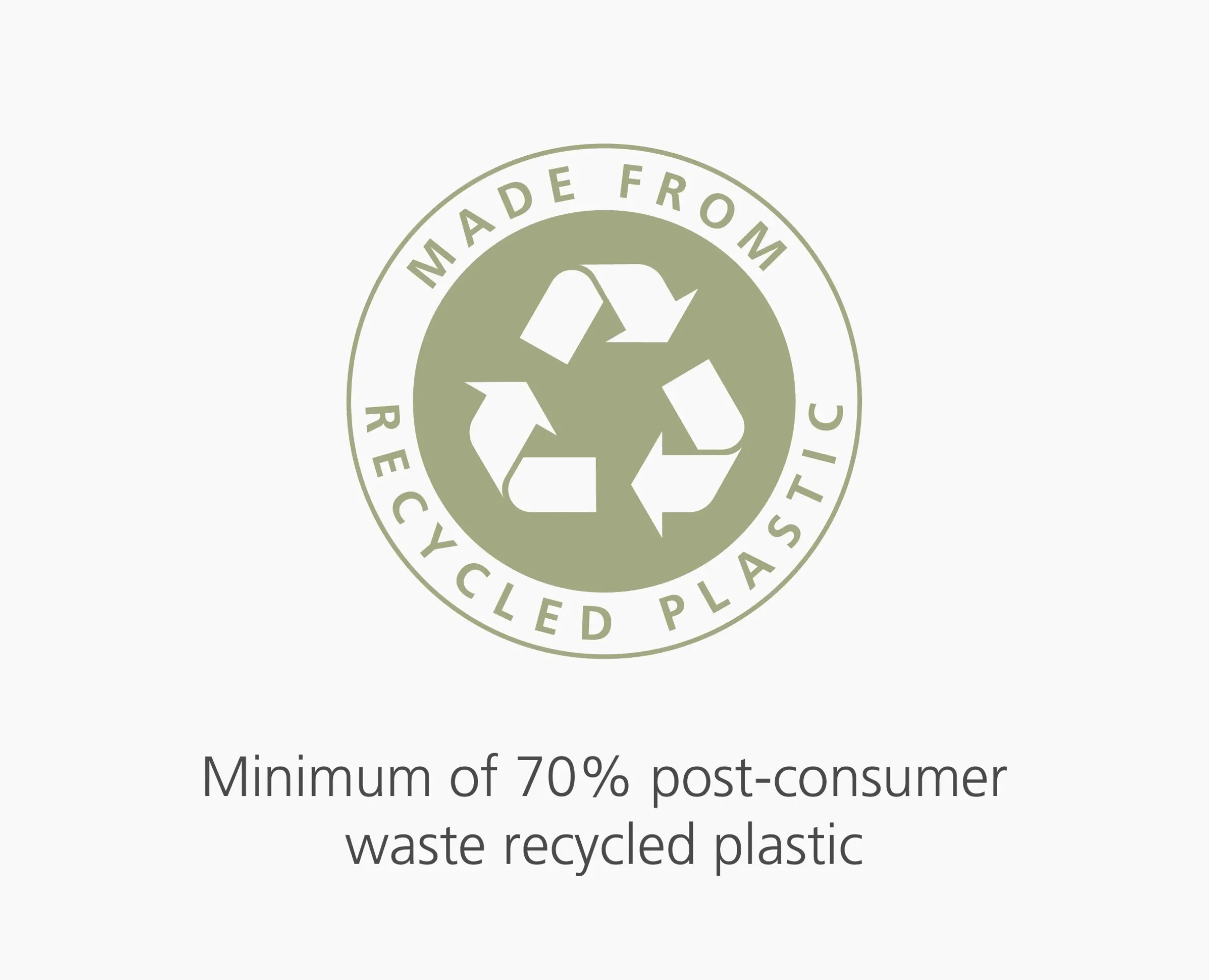 IW4 50L Gray Recycled Trash Bags