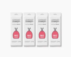 IW2 4L White Food Waste Caddy Trash Bags - 4 pack