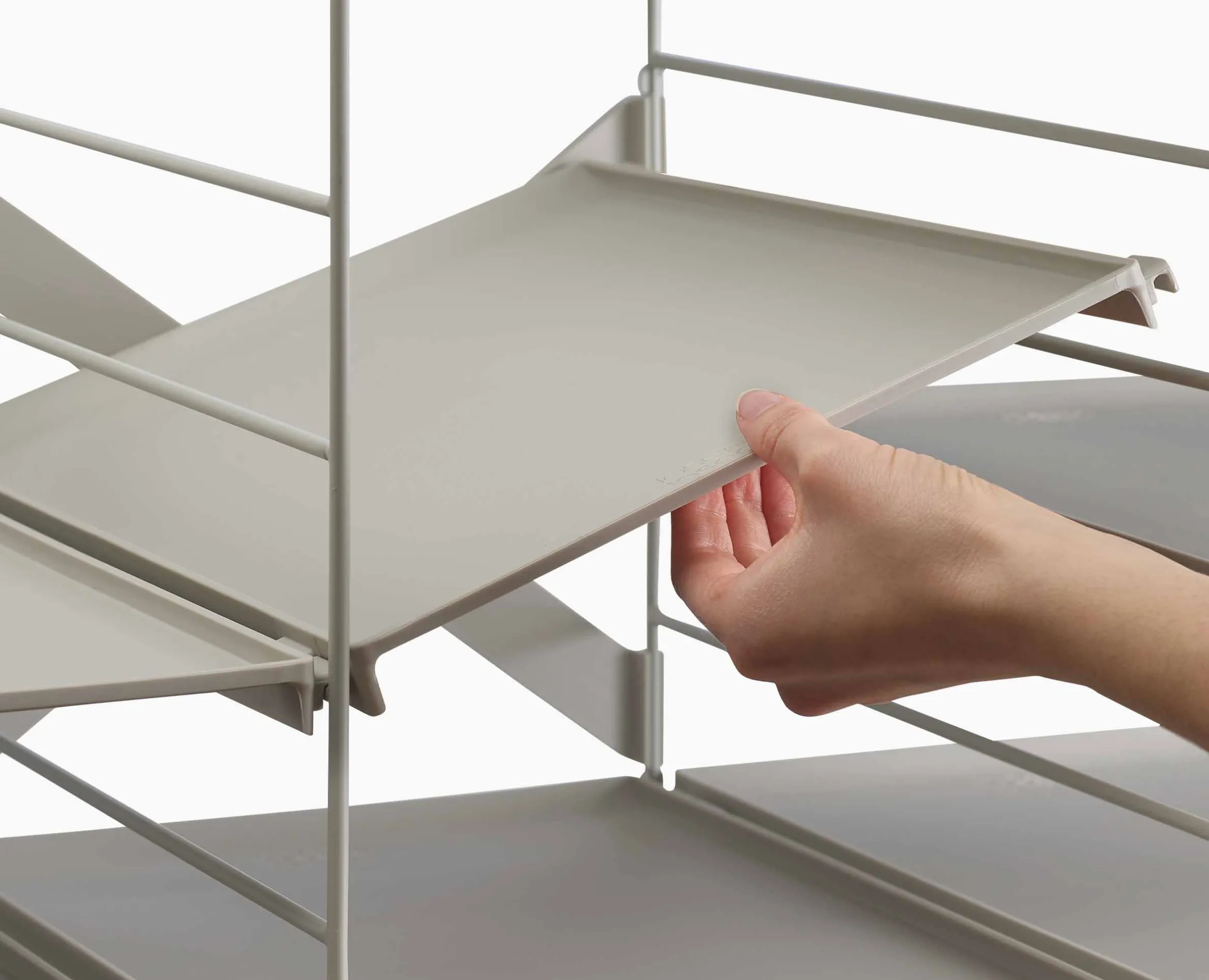 Level™ Pack of 2 Ecru Adjustable Shelves
