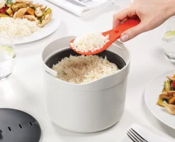 M-Cuisine™ White Microwave Rice Cooker