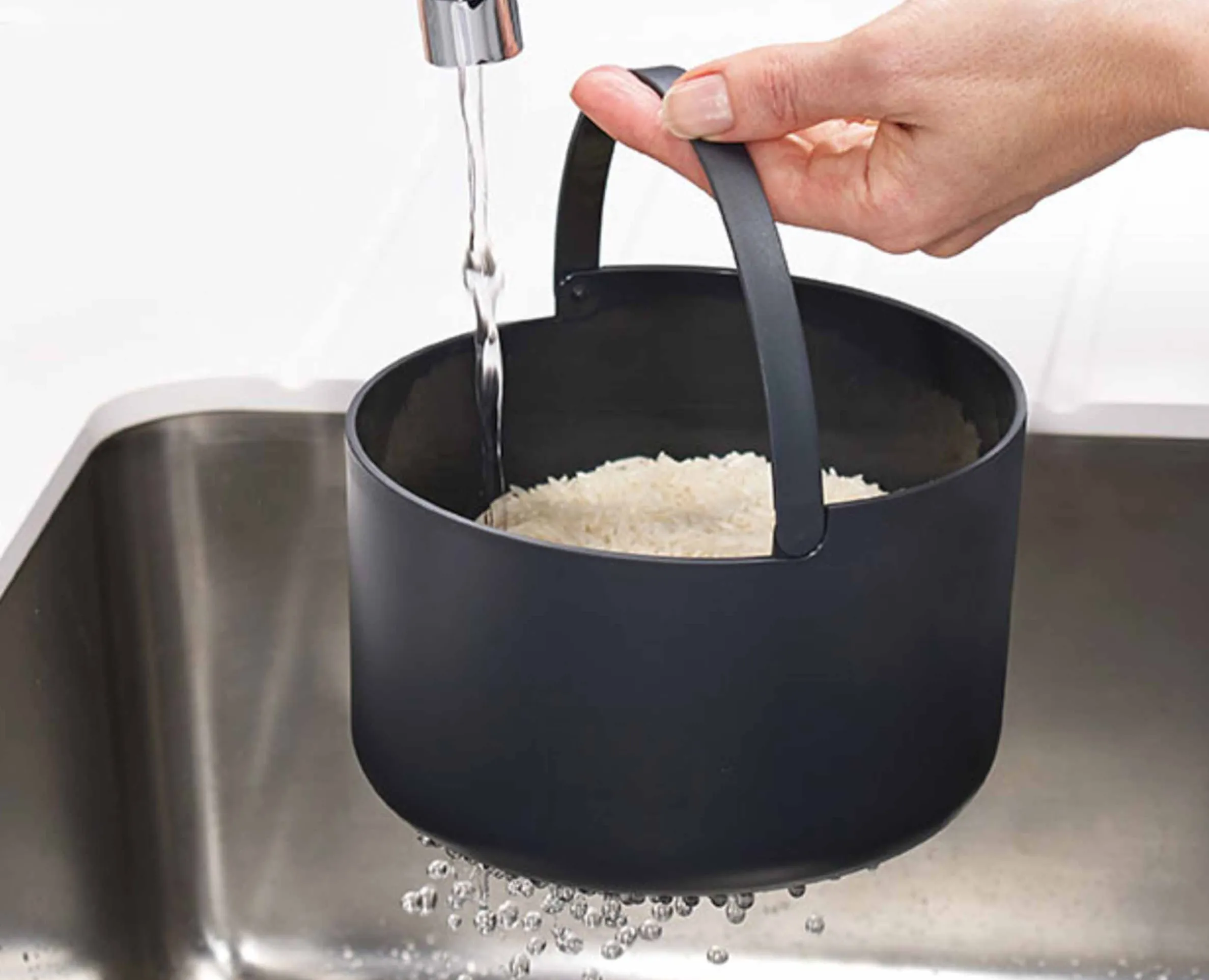M-Cuisine™ White Microwave Rice Cooker