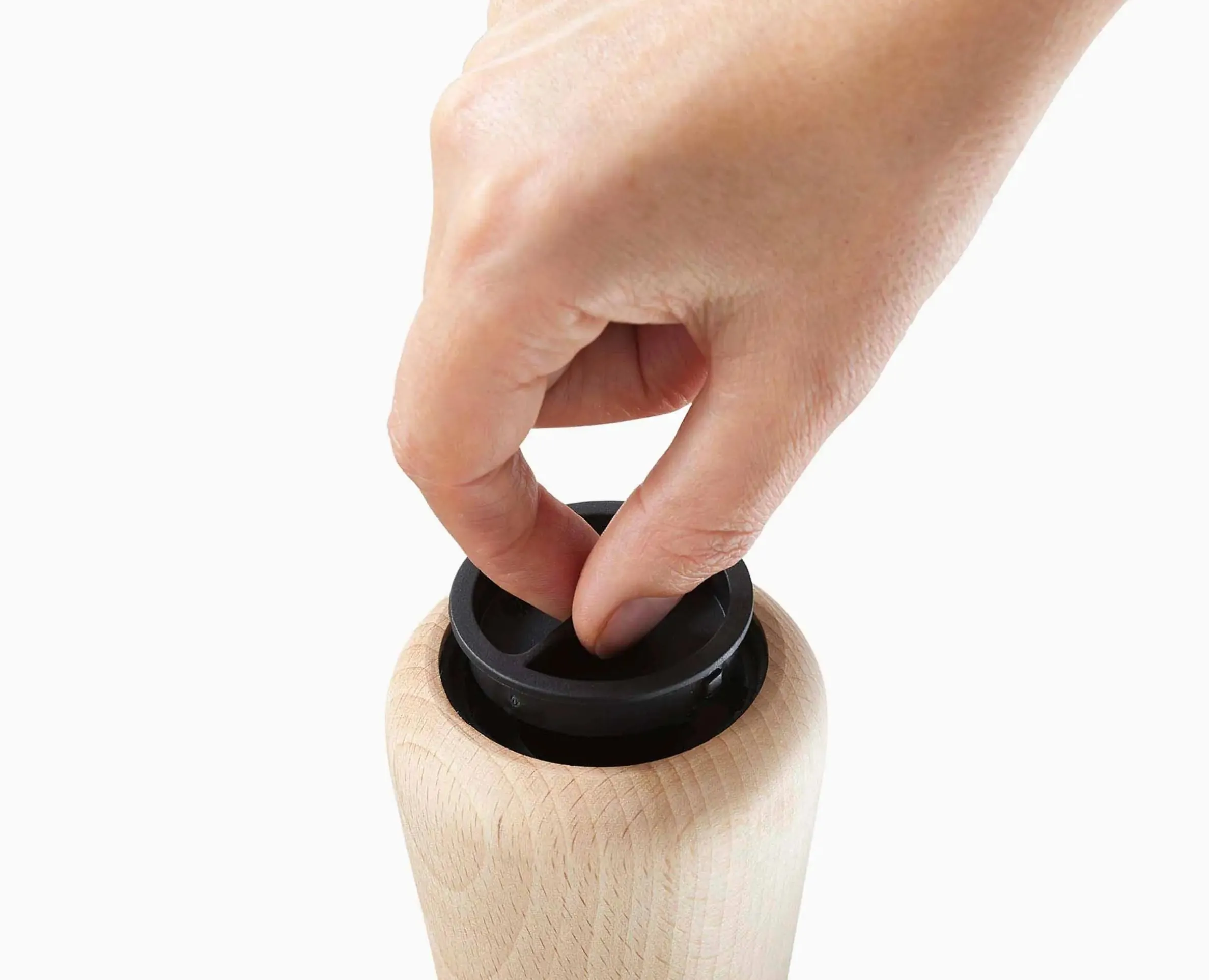 Milltop™ Wood Pepper Mill
