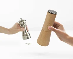 Milltop™ Wood 2-piece Salt & Pepper Mill Set
