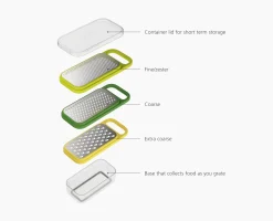 Multi-Grate & Store™ 3-in-1 Grater Set with Storage Container