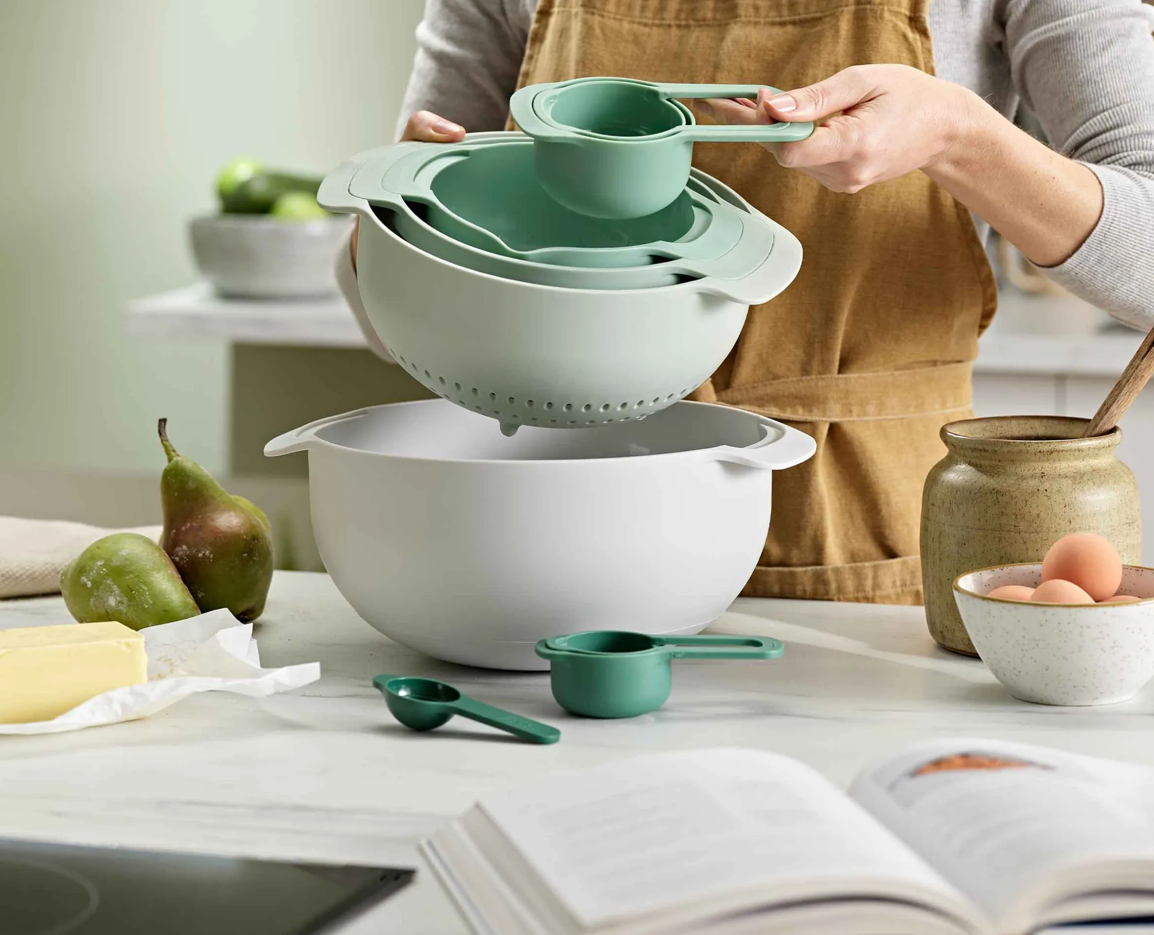 Nest™ 9 Plus Green Bowl Set - Editions