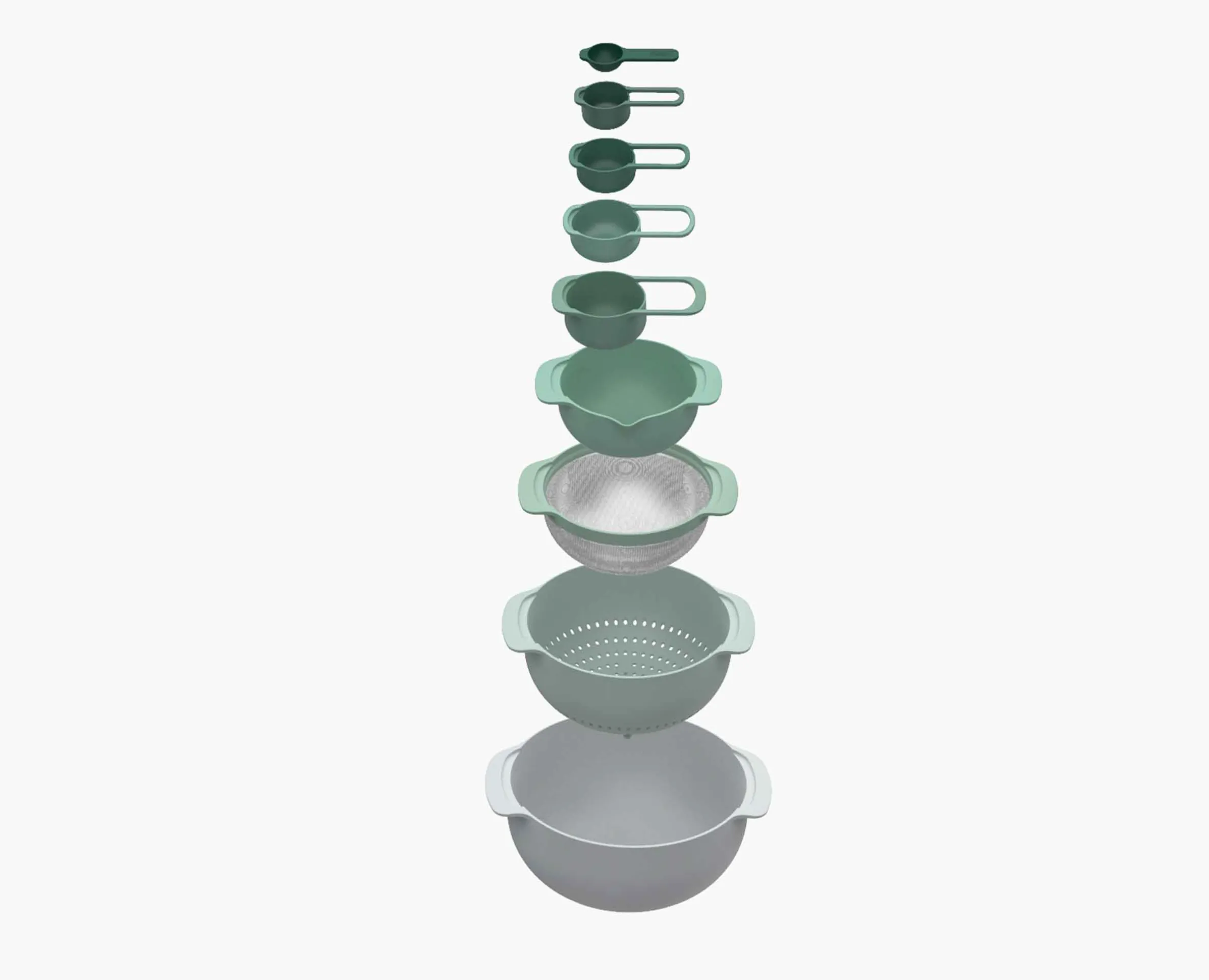Nest™ 9 Plus Green Bowl Set - Editions