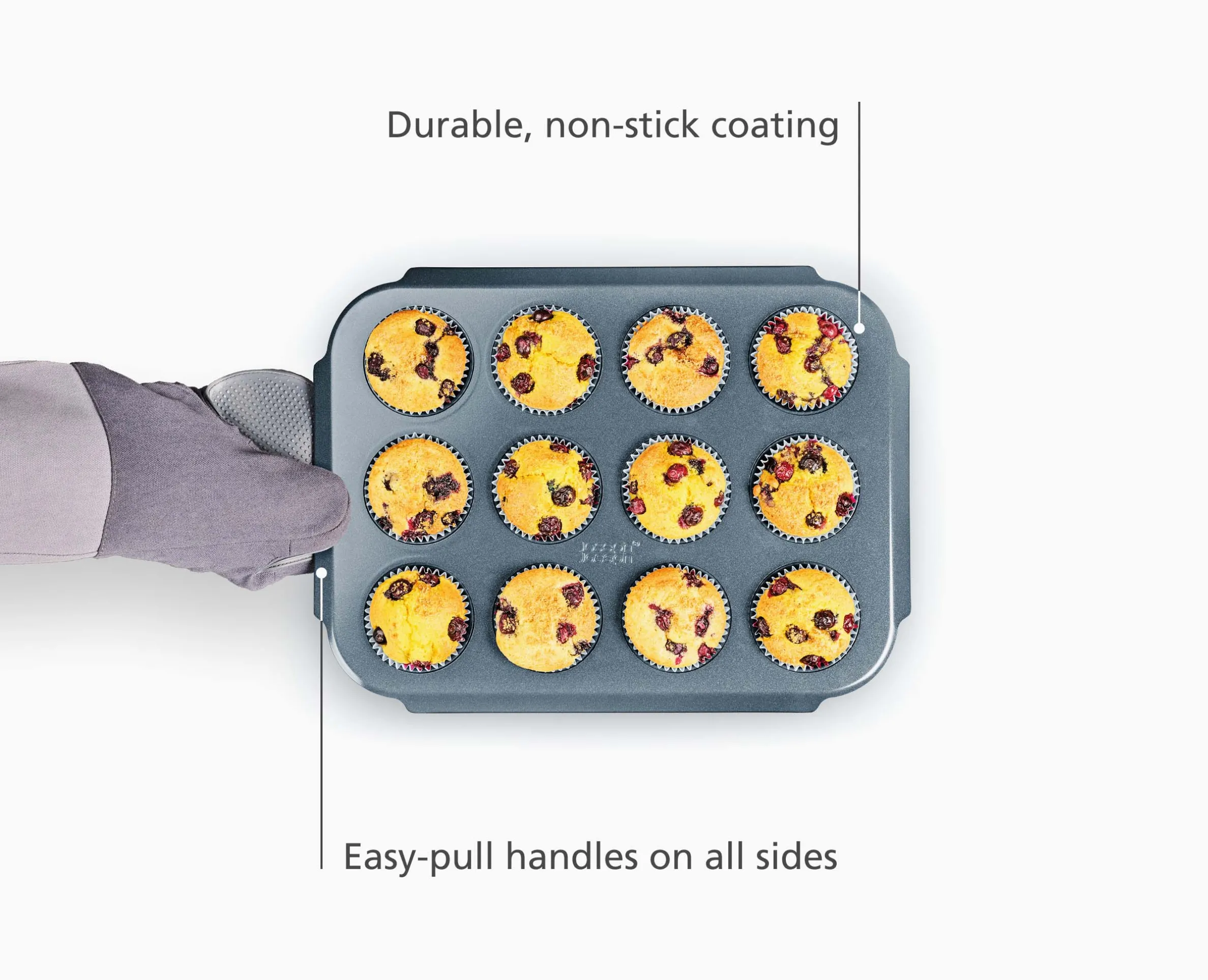 Nest™ Bake Non-Stick 12 Cup Blue Muffin Pan