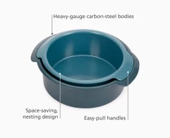 Nest™ Bake Non-Stick 2-piece Blue Round Cake Pan Set