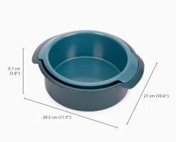 Nest™ Bake Non-Stick 2-piece Blue Round Cake Pan Set