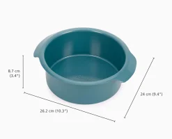Nest™ Bake Non-Stick 8" Blue Round Cake Pan