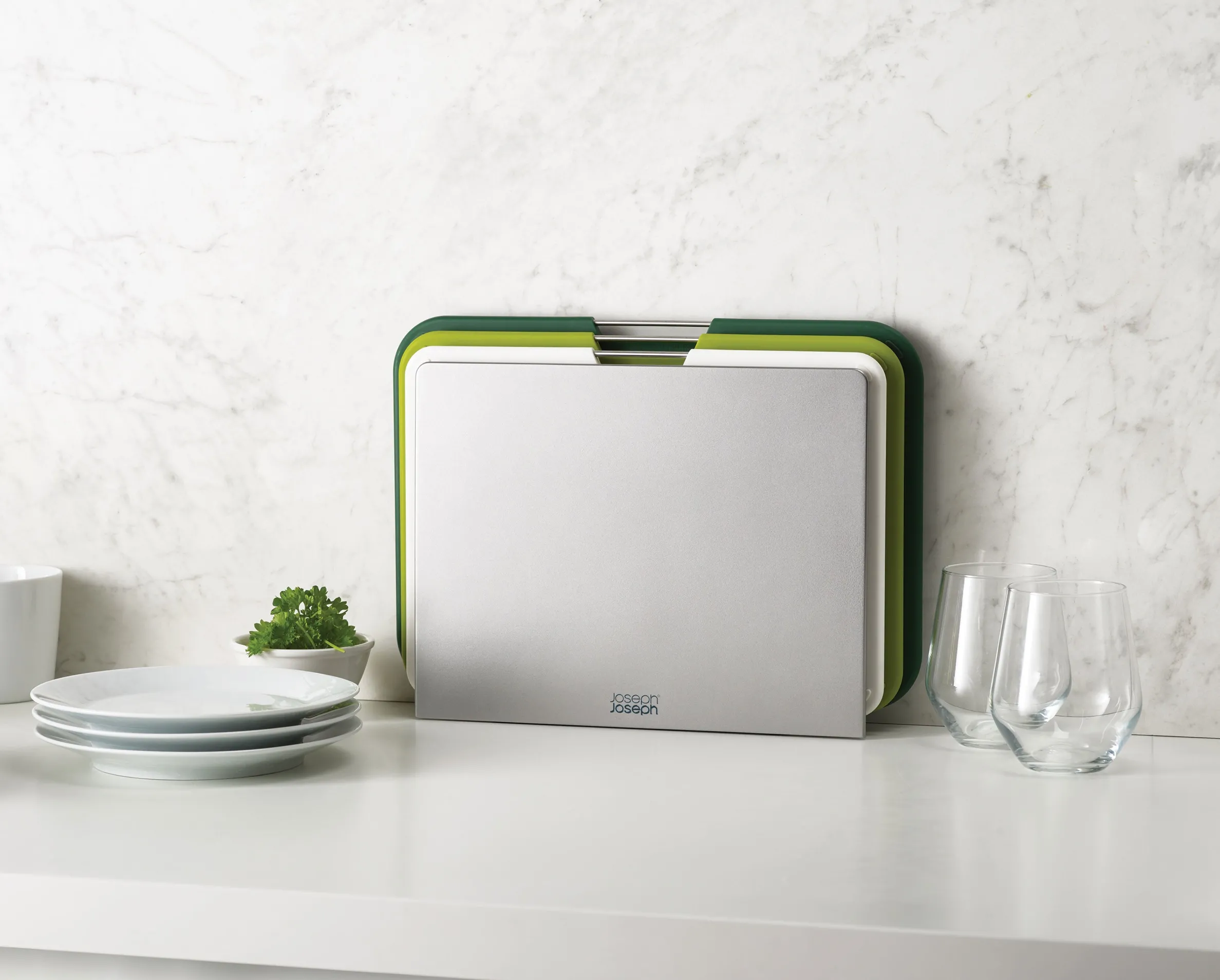 Nest™ Boards 3-piece Green Cutting Board Set