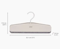 Orderly™ Easy-grip Set of 2 Ecru Skirt & Pants Hangers