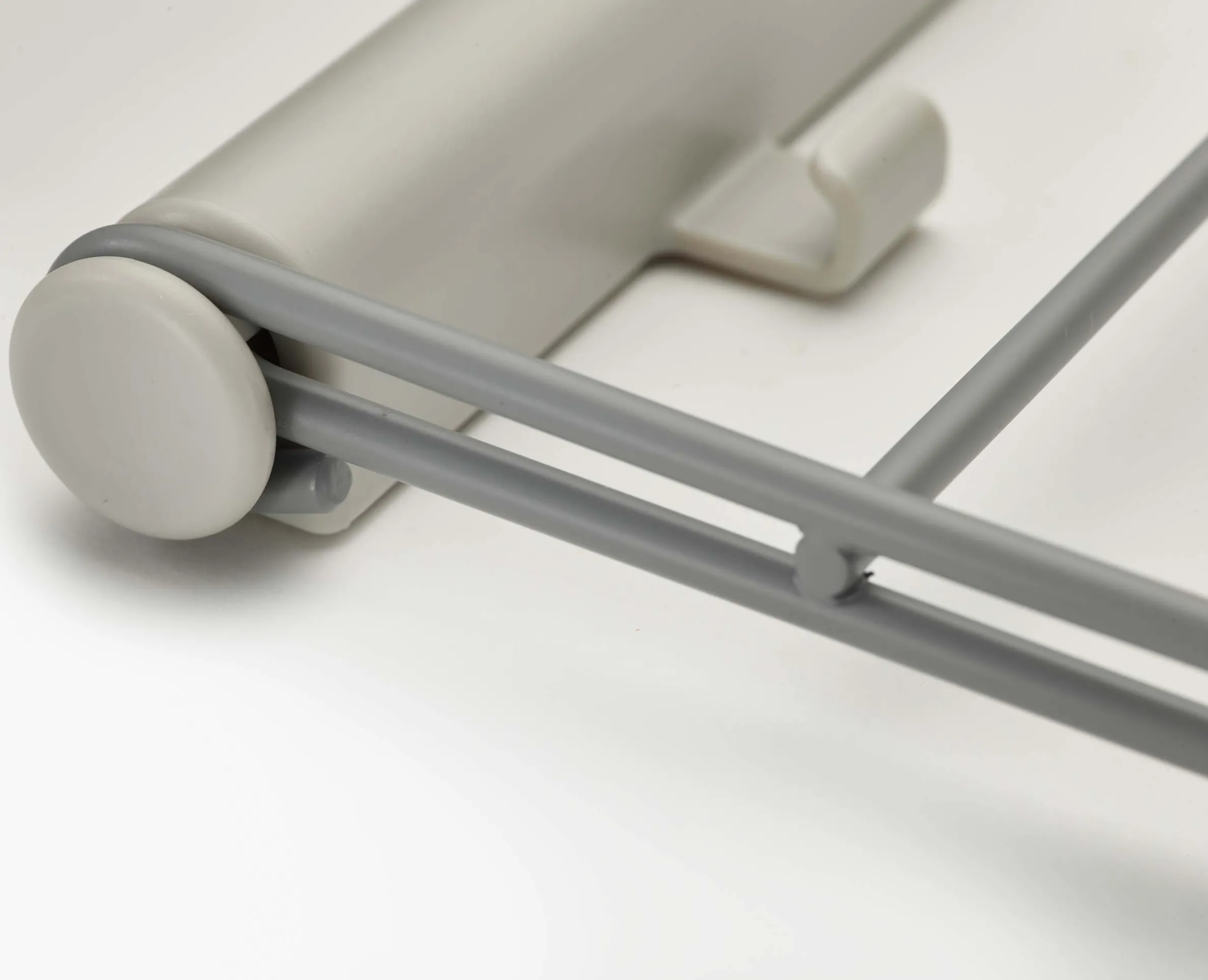 Orderly™ Ecru Belt, Tie & Scarf Hanging Rack