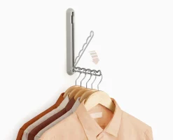 Orderly™ Ecru Retractable Hanging Rack