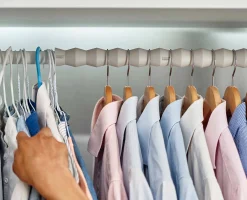 Orderly™ Set of 2 Ecru Clothes Rail Spacer Set