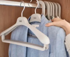 Orderly™ Set of 2 Ecru Suit & Coat Hangers