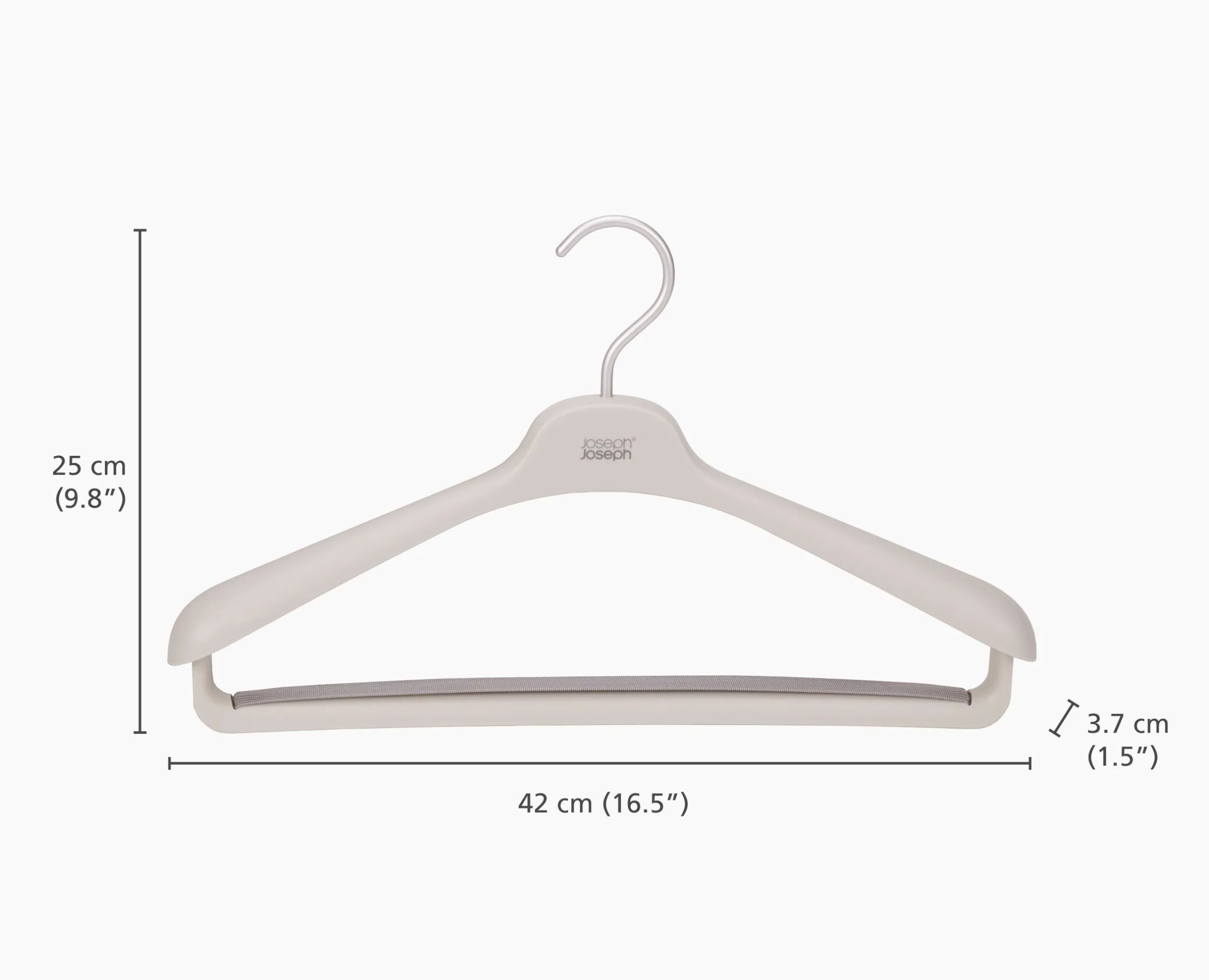 Orderly™ Set of 2 Ecru Suit & Coat Hangers