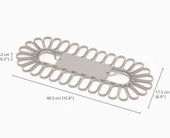 Petal™ 32-piece Quick-grip Ecru Drying Hanger