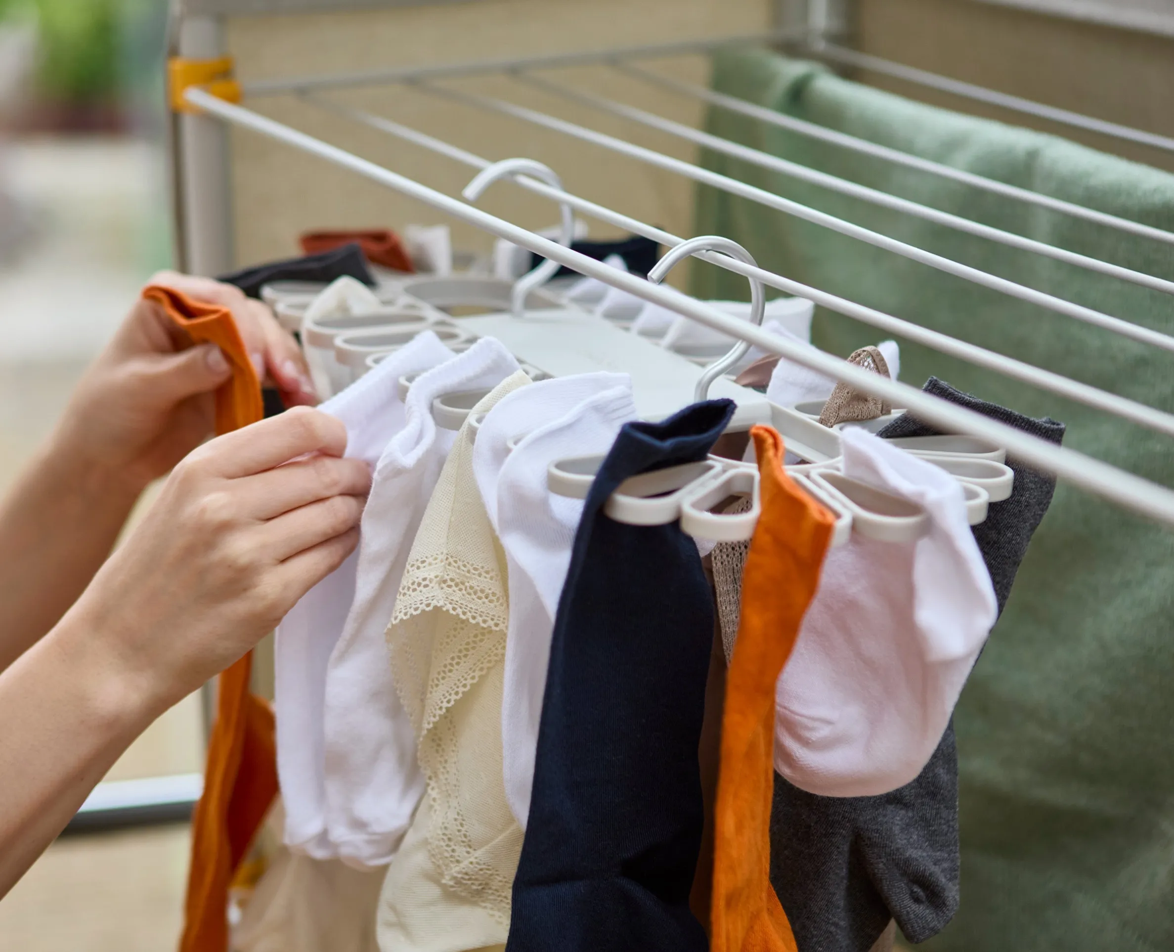 2-Piece AirFrame™ 21m & Petal™ 32-Piece Clothes Drying Rack Set