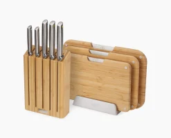 2-piece Bamboo Cutting Board & Knives Set
