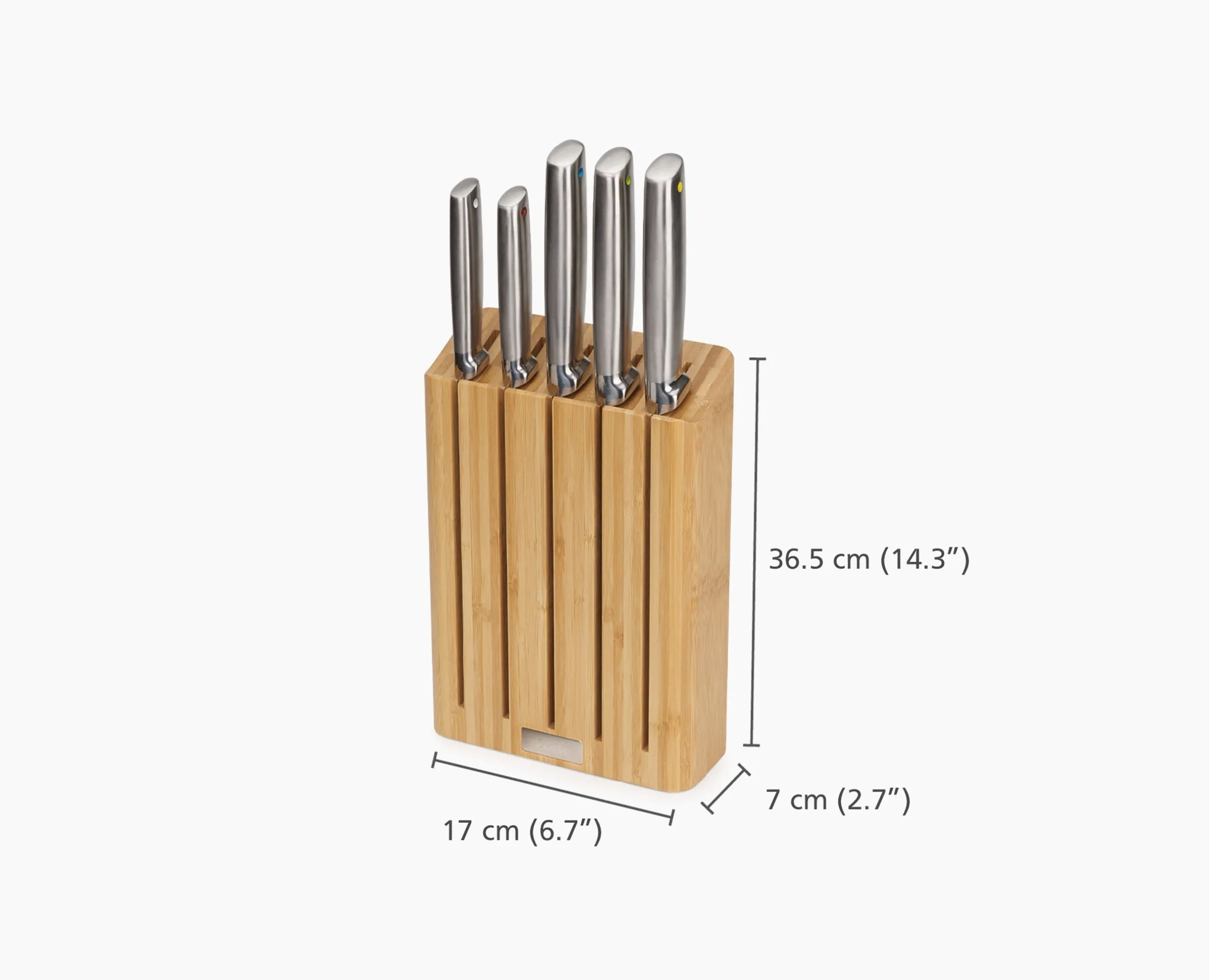 2-piece Bamboo Cutting Board & Knives Set