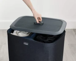2-piece Black Tota 90L & Hold-All™ 35L Laundry Basket Set