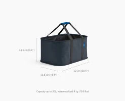2-piece Black Tota 90L & Hold-All™ 35L Laundry Basket Set