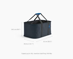 2-piece Black Tota Trio 90L & Hold-All™ 35L Laundry Basket Set