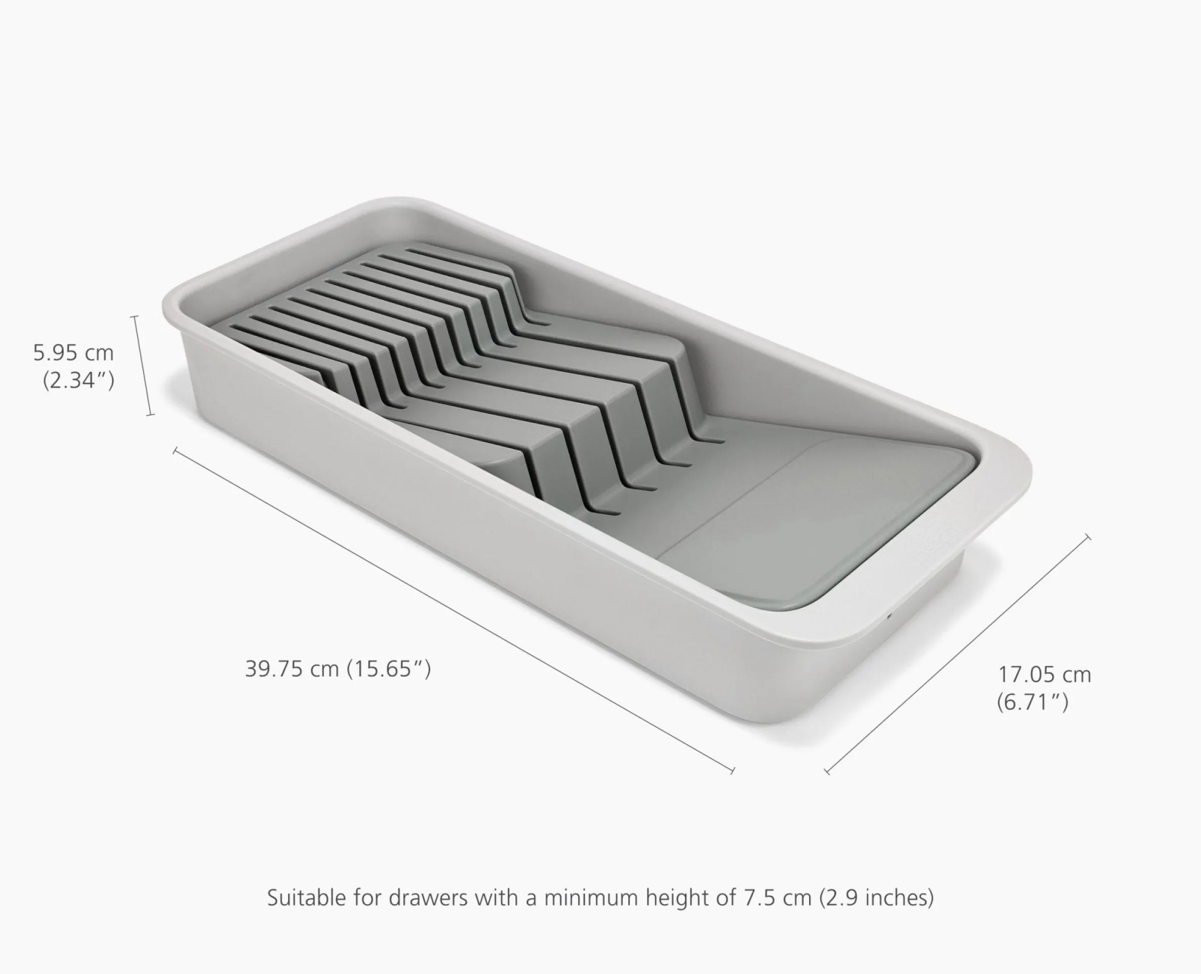 2-piece DrawerStore™ Cutlery & Knife Organizer Set