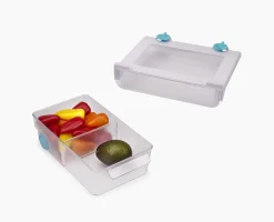 2-piece FridgeStore™ Clear Under-shelf Drawer & Storage Bin Set