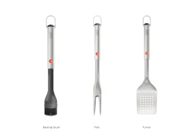 6-piece GrillOut™ BBQ Utensil Set with Extending Handles