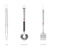 6-piece GrillOut™ BBQ Utensil Set with Extending Handles