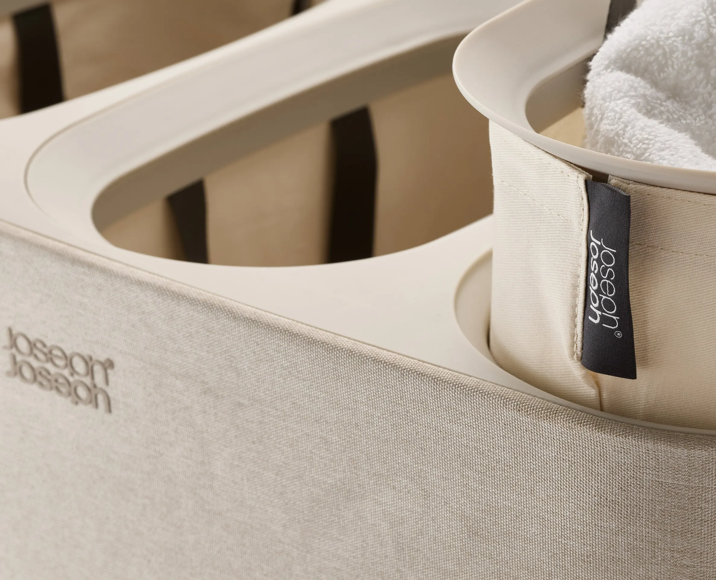 2-piece Laundry Basket & Clothes Drying Rack Set