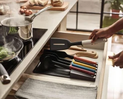 10-piece Multicolor In-drawer Knife & Utensil Set