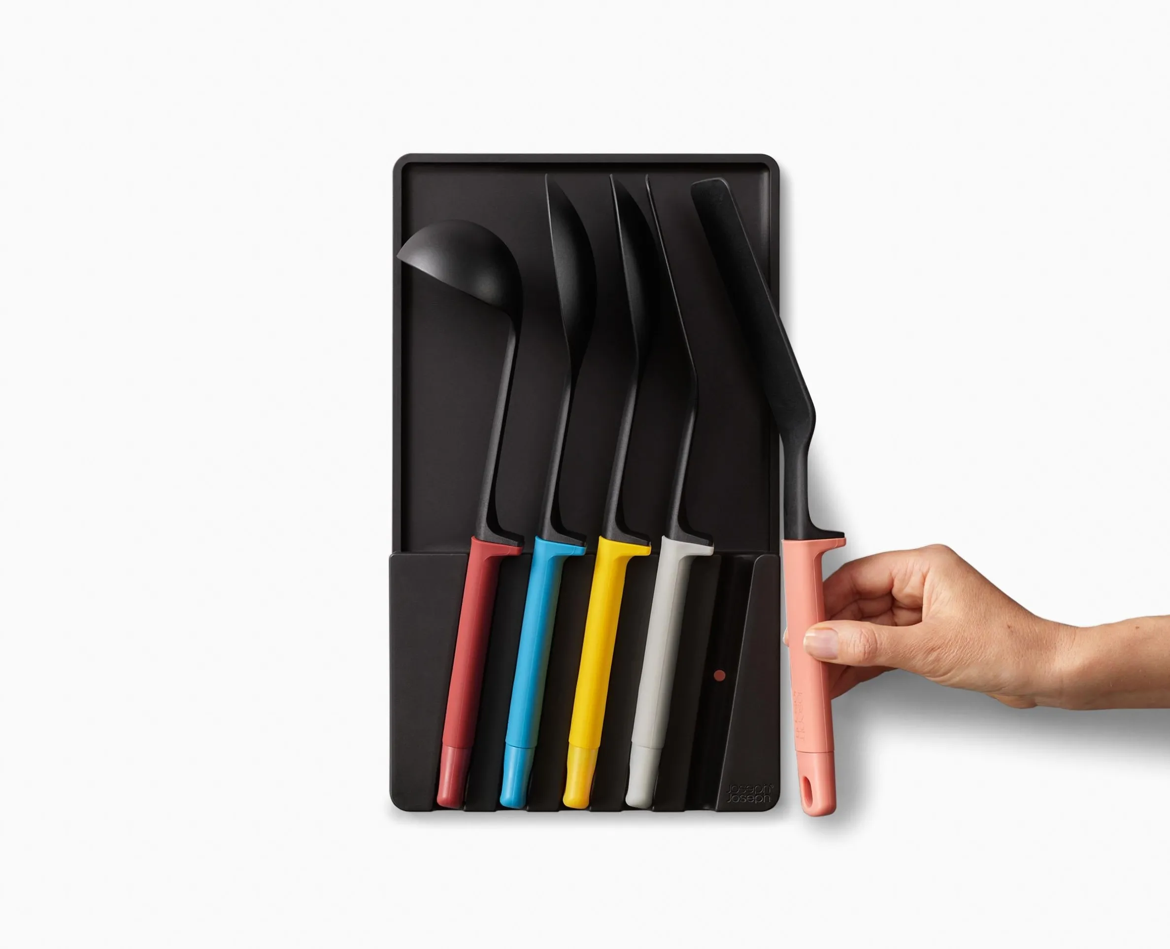 10-piece Multicolor In-drawer Knife & Utensil Set