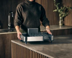 2-piece Stainless-Steel Drainer & Sink Organization Set