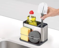 2-piece Stainless-Steel Drainer & Sink Organization Set