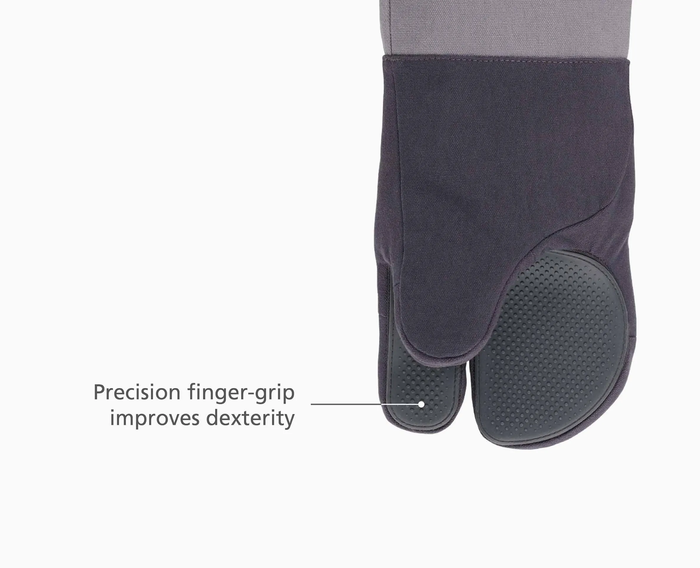 Pinch™ Easy-grip Single Gray Oven Mitt