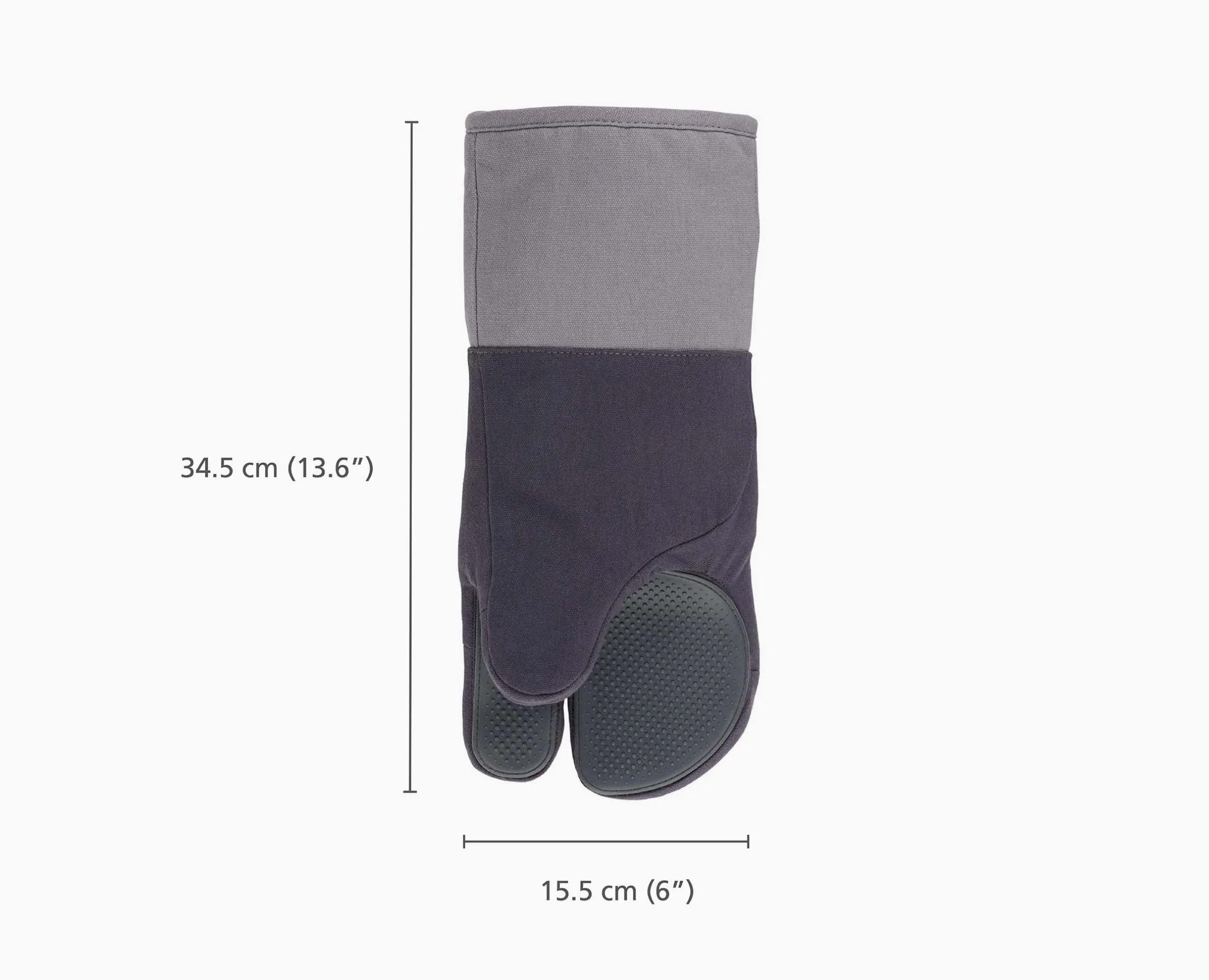 Pinch™ Easy-grip Single Gray Oven Mitt