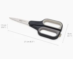 PlusCut™ Gray Scissors with Integrated Box Cutter