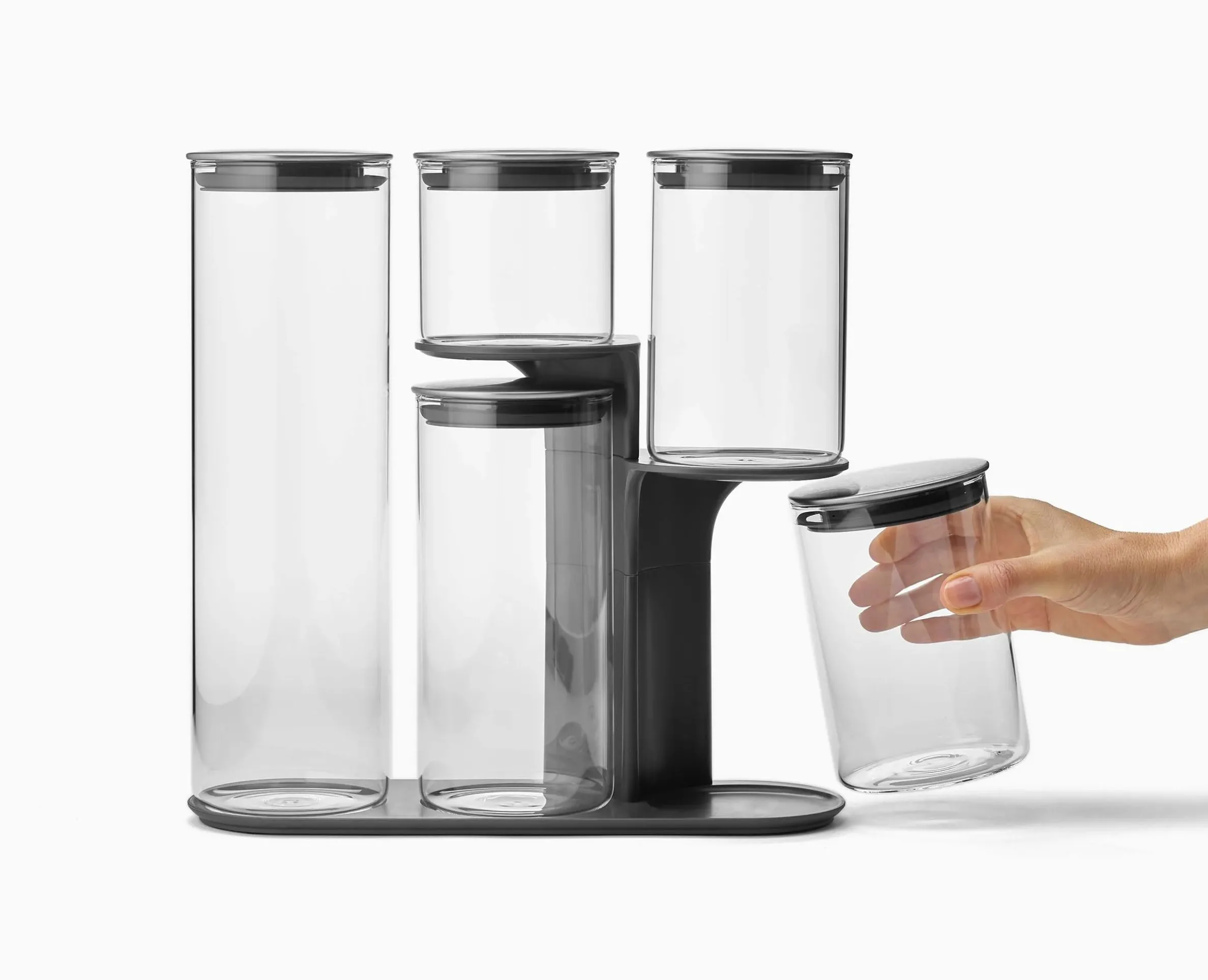 Podium™ Stainless-steel Storage Container Set