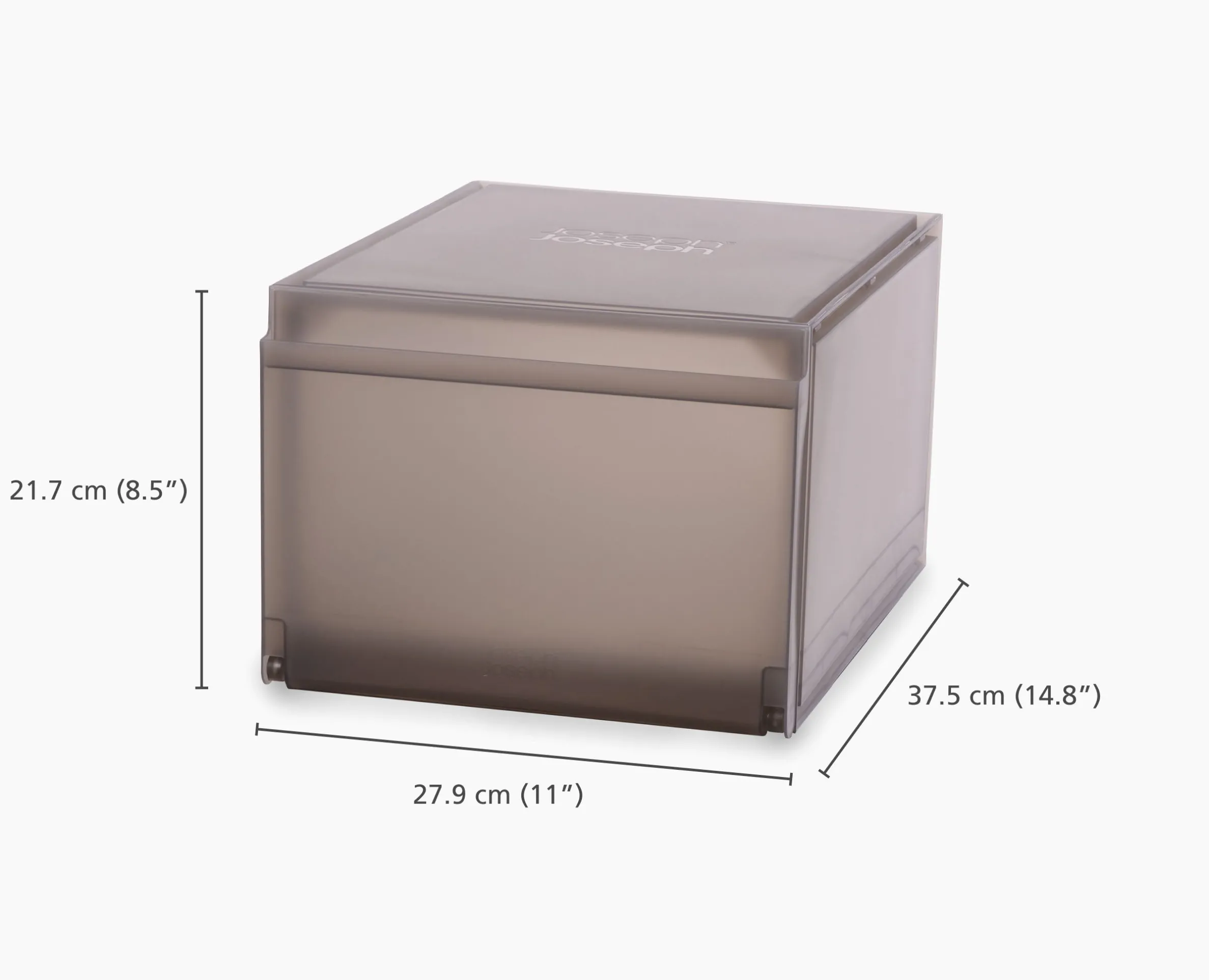 ShoeCase 6-piece Gray Shoe Storage Box
